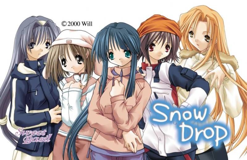 Snow Drop Wallpaper (Publisher's website, 2002): Kasumi-san, Honami-chan, Shizuka-chan, Kyoka-chan, & Keika-san