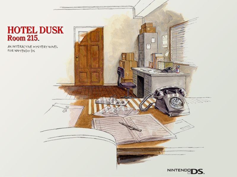 Hotel Dusk: Room 215 Wallpaper (Official website (Nintendo of America))