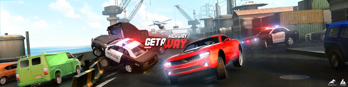 Highway Getaway: Police Chase Car Racing Game Concept Art (Press Kit)