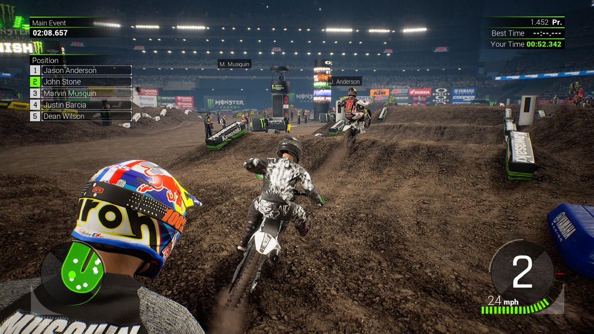 Monster Energy Supercross 2: The Official Videogame - The Camo Pack Screenshot (Steam)
