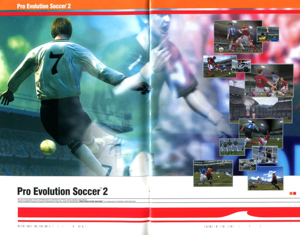 World Soccer: Winning Eleven 6 International Catalogue (Catalogue Advertisements): Konami of Europe (376759DMC) Page 2-3