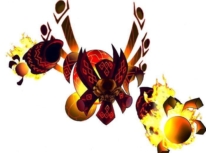 Carmen Sandiego: The Secret of the Stolen Drums Render (GameKult): Fire spirit