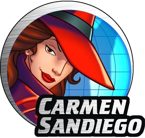 Carmen Sandiego: The Secret of the Stolen Drums Logo (GameKult)