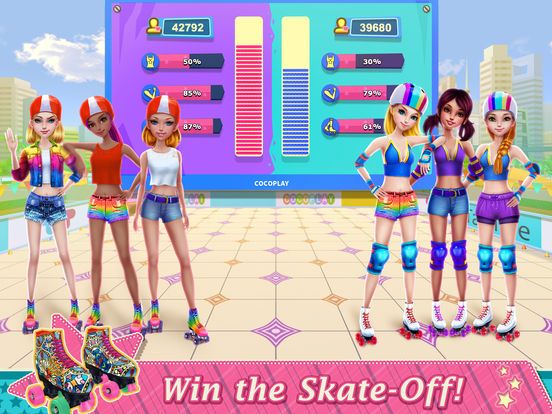 Roller Skating Girls Screenshot (iTunes Store)