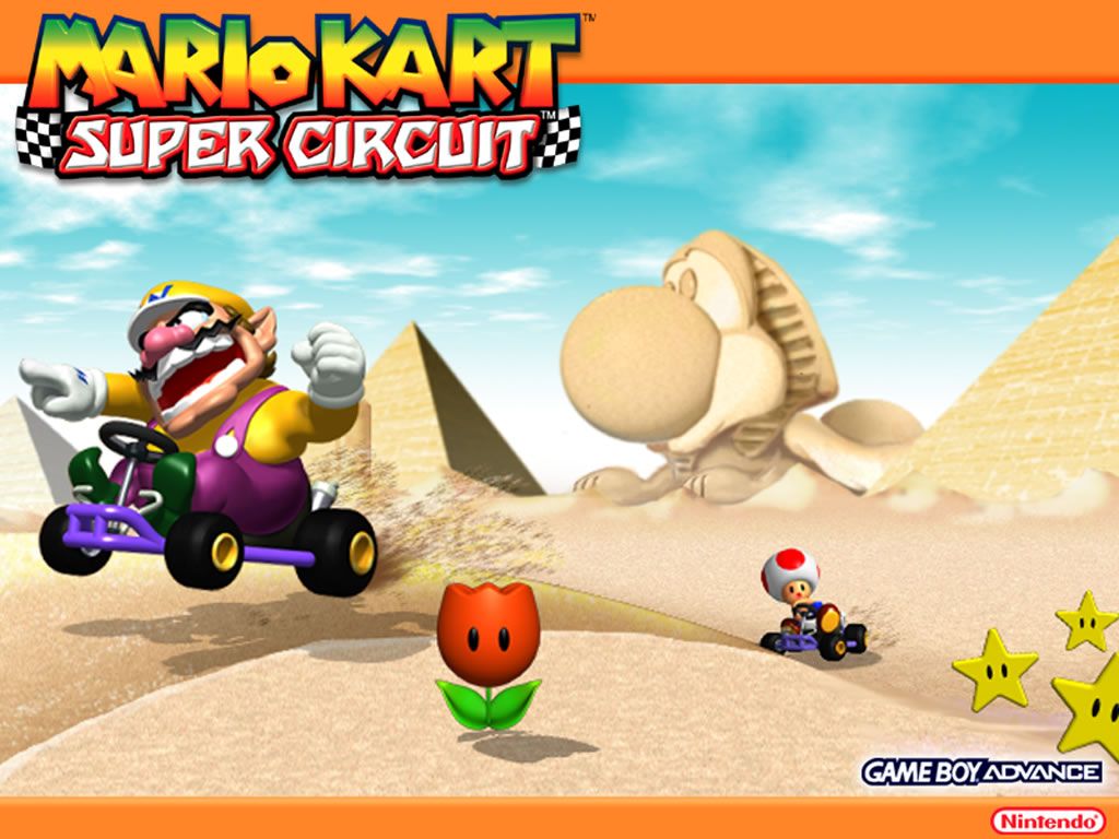 Mario Kart: Super Circuit Wallpaper (Official website (Nintendo of America)): Egypt