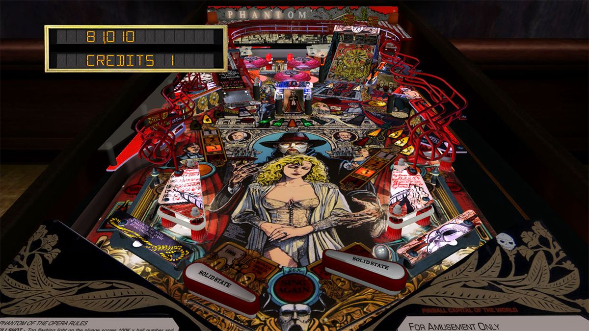 The Pinball Arcade: Pro Pack - Phantom of the Opera Screenshot (PlayStation Store)