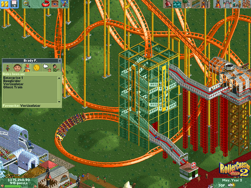 RollerCoaster Tycoon 2 official promotional image - MobyGames