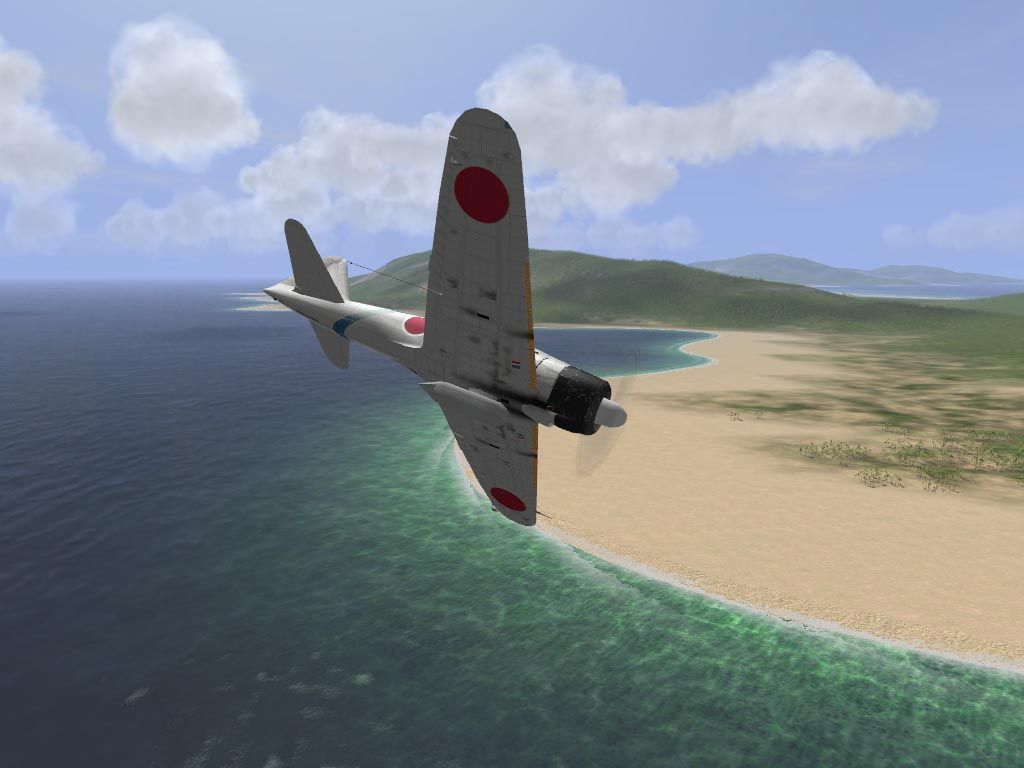 Pacific Fighters Screenshot (Ubisoft Product Catalog 2004-2005 CD-ROM): Pacific Fighters 07