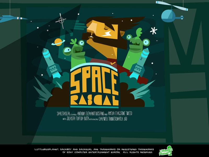 LittleBigPlanet 2 Concept Art (LittleBigPlanet 2 Fansite Kit): Cosmos poster