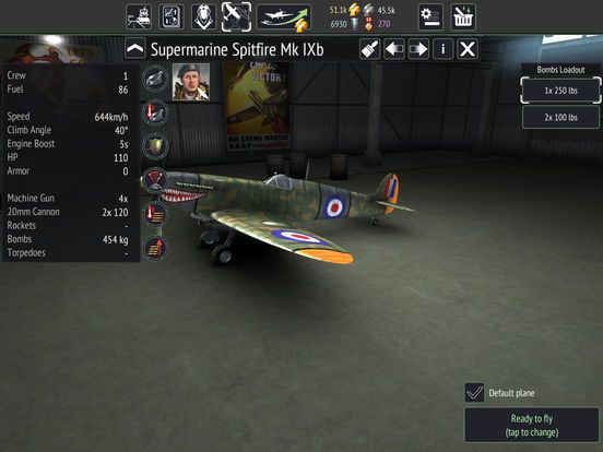 Warplanes: WW2 Dogfight Screenshot (iTunes Store)