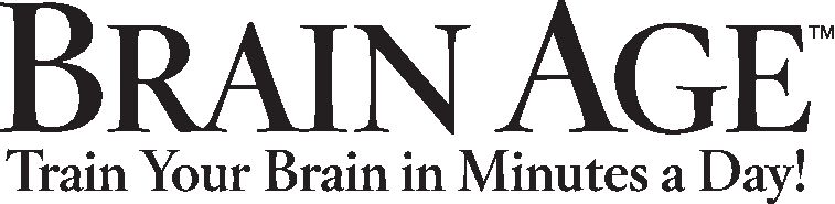 Brain Age: Train Your Brain in Minutes a Day! Logo (Nintendo E3 2006 Press CD)