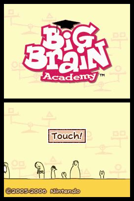Big Brain Academy Screenshot (Nintendo E3 2006 Press CD)
