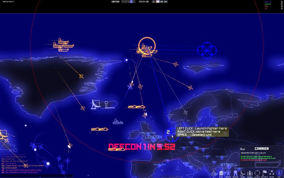 DEFCON: Global Nuclear Domination Game official promotional image ...