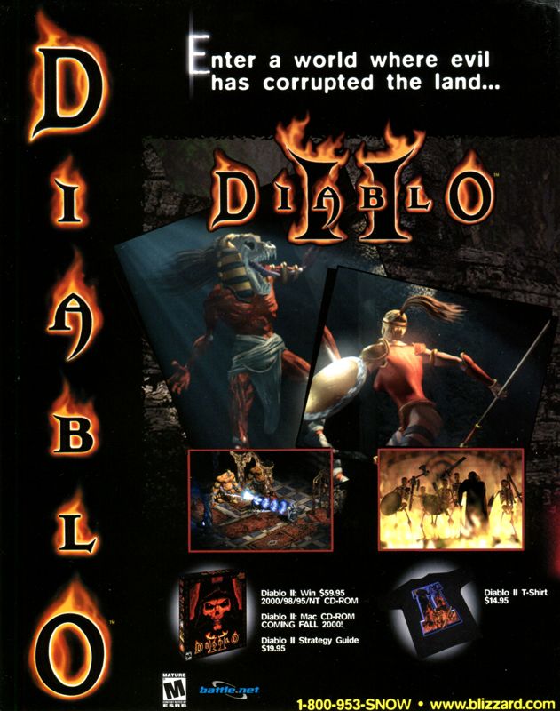 Diablo II official promotional image MobyGames