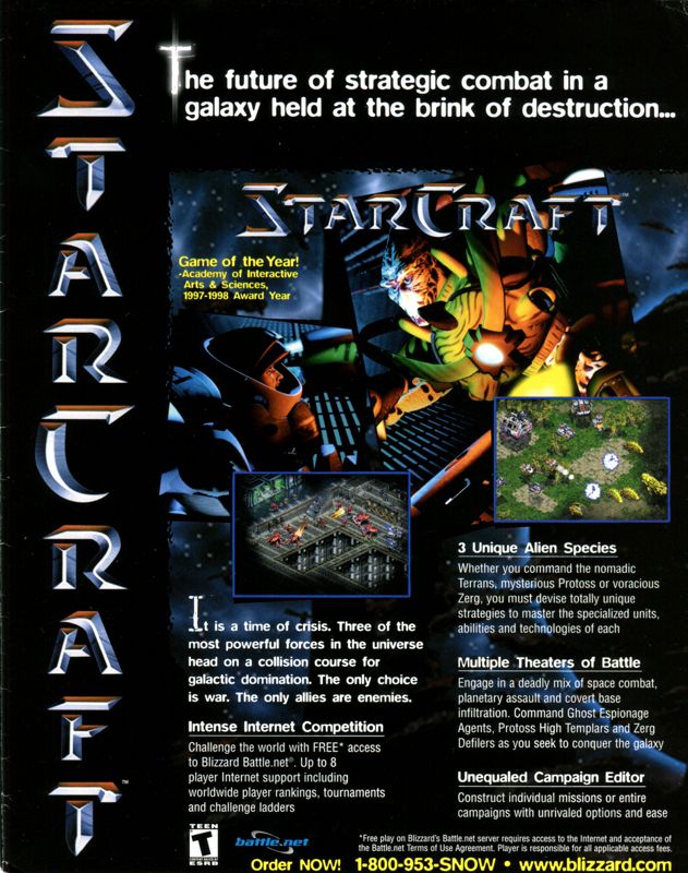 StarCraft official promotional image MobyGames