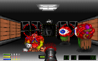 Corridor 7: Alien Invasion Screenshot (Preview slide show, 1994-02-22)