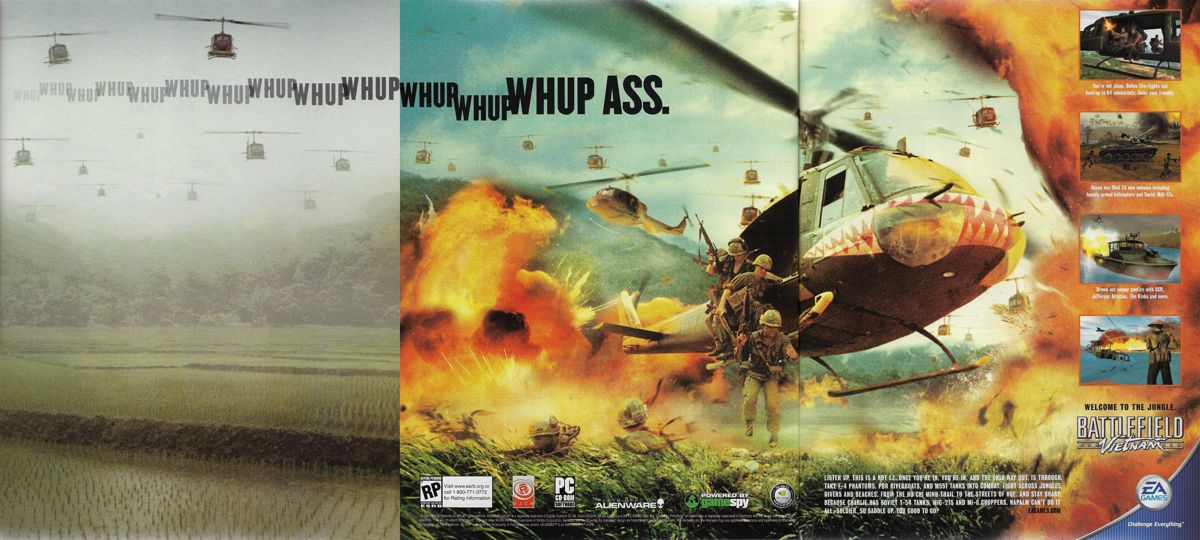 Battlefield: Vietnam Magazine Advertisement (Magazine Advertisements): PC Gamer (United States), Issue 120 (February 2004)