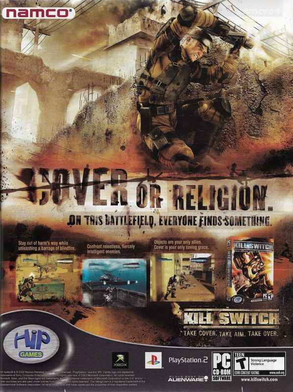 kill.switch Magazine Advertisement (Magazine Advertisements): PC Gamer (United States), Issue 120 (February 2004)