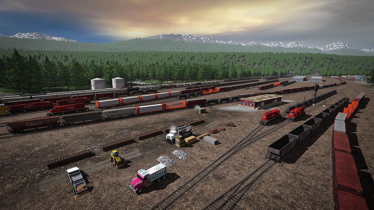 Trainz 2019: Canadian Rocky Mountains - Golden, BC Screenshot (Steam)