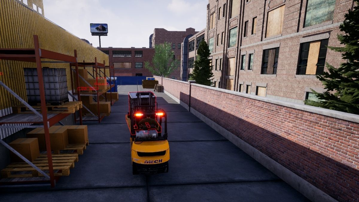 Forklift: The Simulation Screenshot (Nintendo.com)