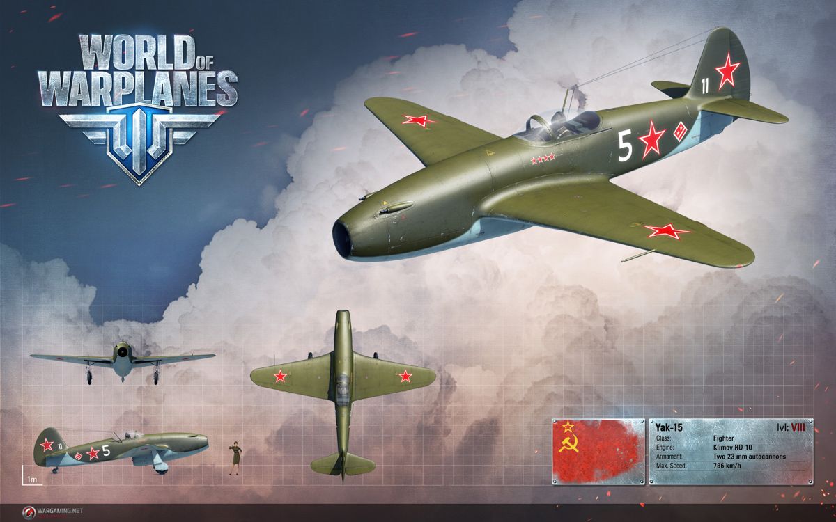 World of Warplanes Render (Official Press Kit (2016)): USSR Yak-15