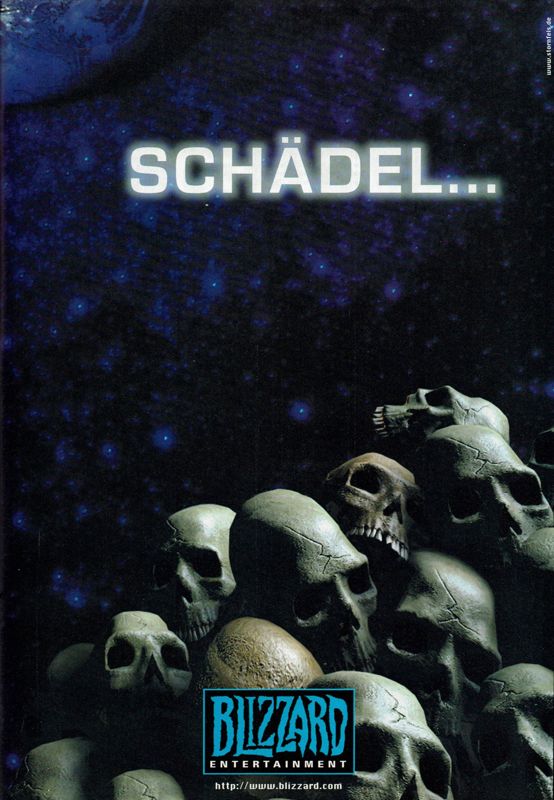 StarCraft Magazine Advertisement (Magazine Advertisements): PC Player (Germany), Issue 02/1998 Part 3