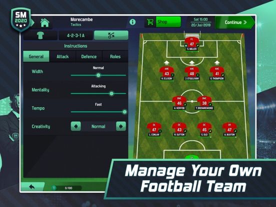 Soccer Manager 2020 Screenshot (iTunes Store)