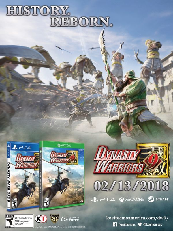 Dynasty Warriors 9 Magazine Advertisement (Magazine Advertisements): Walmart GameCenter (US), Issue 55 (2018) Page 35