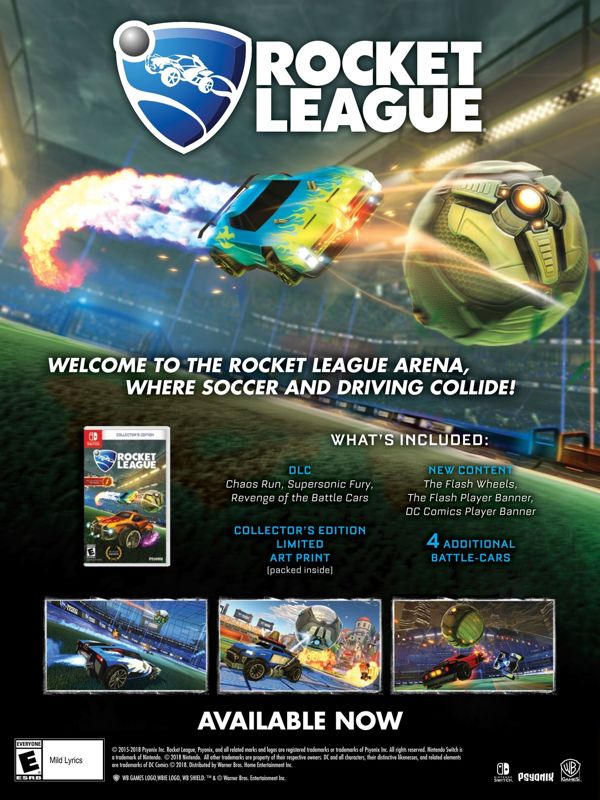 Rocket League: Collector's Edition Magazine Advertisement (Magazine Advertisements): Walmart GameCenter (US), Issue 55 (2018) Page 21