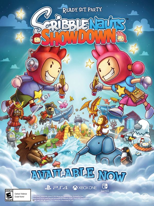 Scribblenauts Showdown Magazine Advertisement (Magazine Advertisements): Walmart GameCenter (US), Issue 56 (2018) Page 21