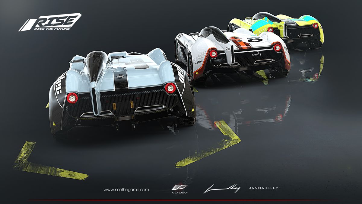 Rise: Race the Future Concept Art (Official Presskit, 2019 - Concept Art): Cars Rise 8