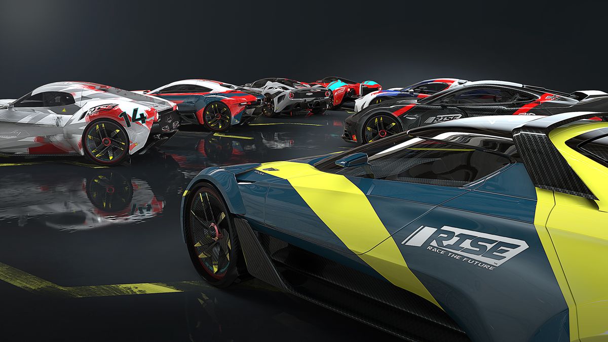 Rise: Race the Future Concept Art (Official Presskit, 2019 - Concept Art): Cars Rise 2 (no logo)