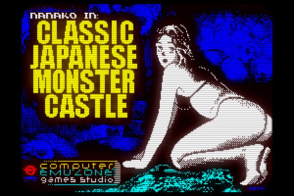 Nanako in Classic Japanese Monster Castle Screenshot (The Mojon Twins product page (ZX Spectrum version))