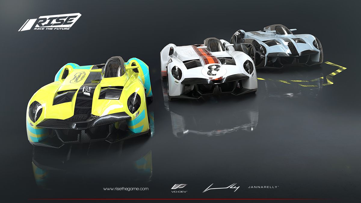 Rise: Race the Future Concept Art (Official Presskit, 2019 - Concept Art): Cars Rise 9