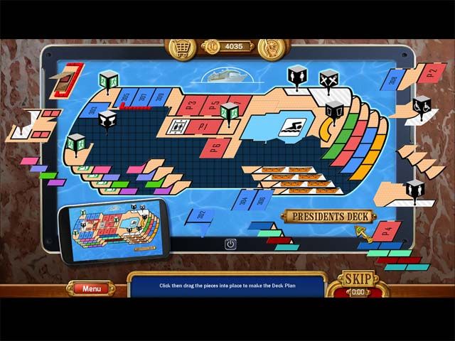 Vacation Adventures: Cruise Director 2 Screenshot (Big Fish Games screenshots)