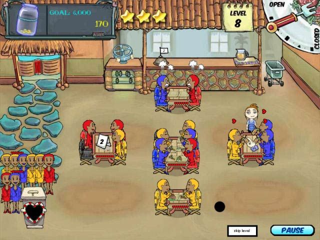Diner Dash Screenshot (From the Big Fish Games page.)