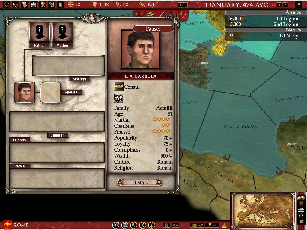Europa Universalis: Rome - Gold Edition Screenshot (Steam)
