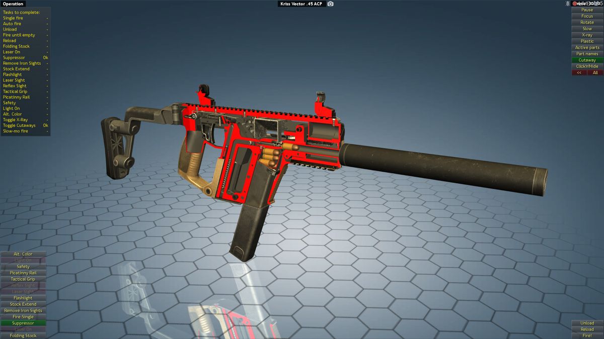 World of Guns: Gun Disassembly - Suppressed Guns Pack #1 Screenshot (Steam)