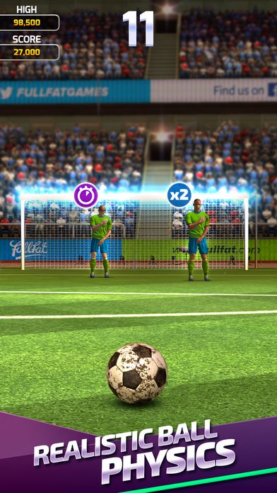 Flick Soccer 19 Screenshot (iTunes Store)
