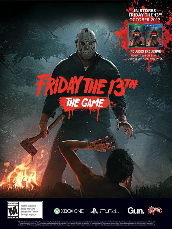 Friday the 13th: The Game Magazine Advertisement (Magazine Advertisements): Walmart GameCenter (US), Issue 52 (2017) Page 9