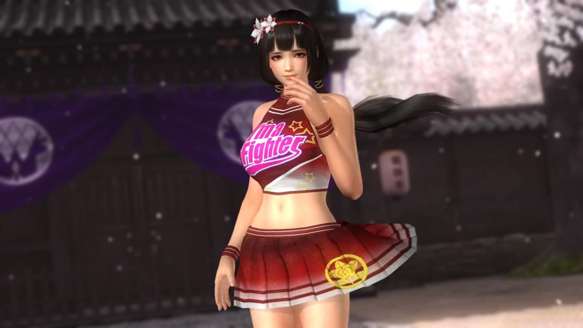 Dead or Alive 5: Last Round - Cheerleader Naotora Ii official promotional  image - MobyGames