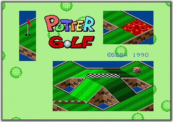 Game no Kanzume: Otokuyō Screenshot (Mega Drive Mini site): パターゴルフ Putter Golf