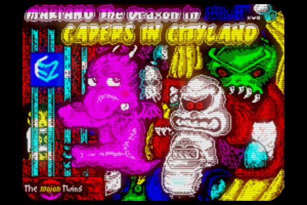 Mariano the Dragon: Capers in Cityland Screenshot (The Mojon Twins product page (ZX Spectrum version))