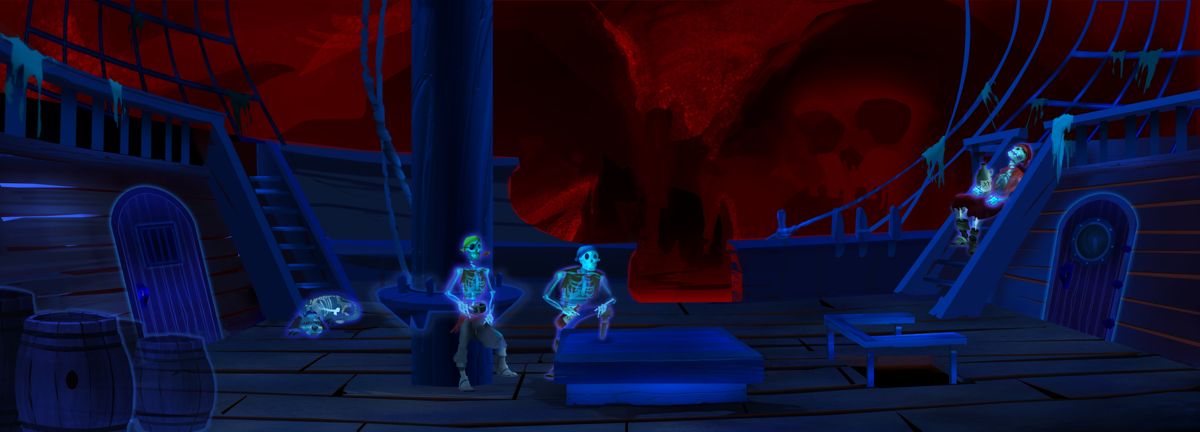 The Secret of Monkey Island: Special Edition Concept Art (LucasArts website): gh deck