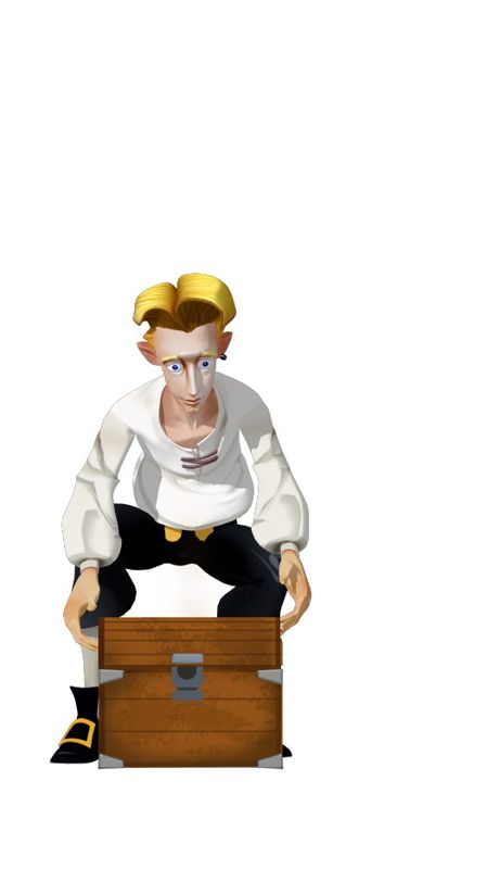 The Secret of Monkey Island: Special Edition Concept Art (LucasArts website): Guy chest