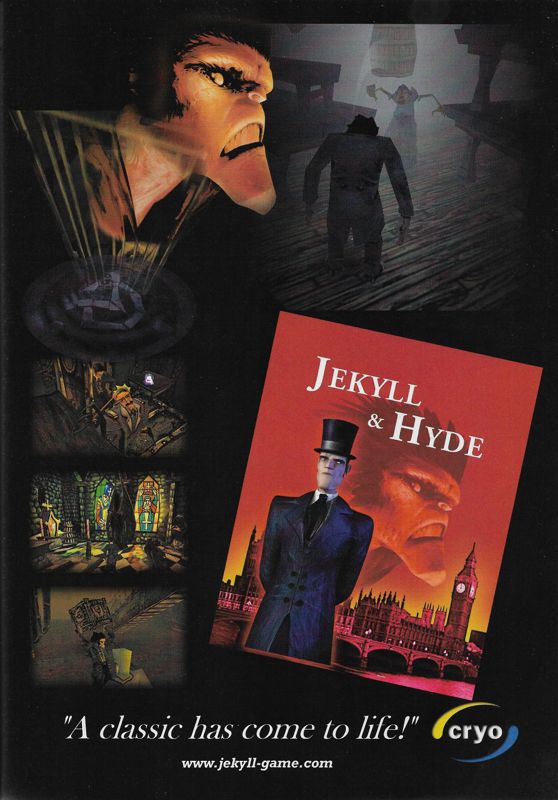 Jekyll & Hyde Magazine Advertisement (Magazine Advertisements): PC Gamer (Sweden), Issue 58 (October 2001)