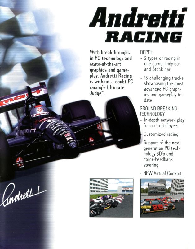 Andretti Racing Catalogue (Catalogue Advertisements): EA Sports (PC-CD for 98) (820725)