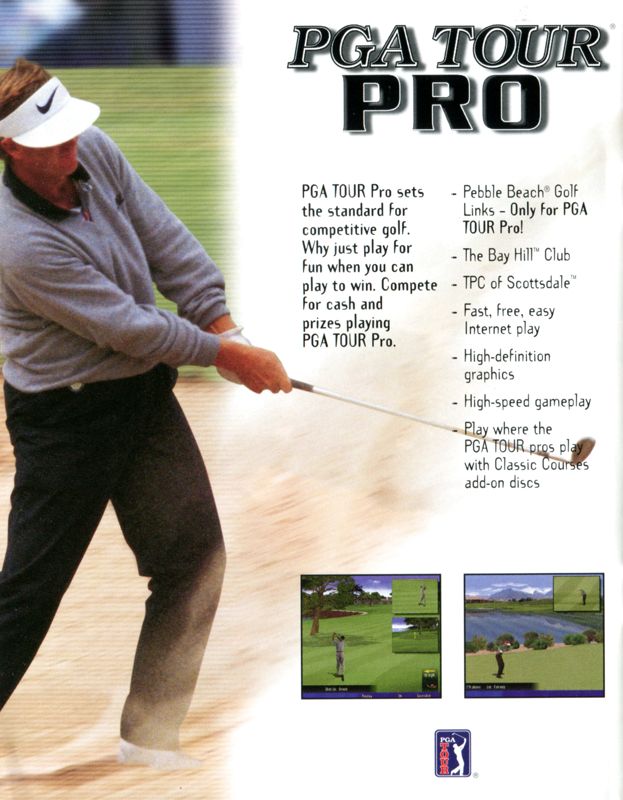 PGA Tour Pro Catalogue (Catalogue Advertisements): EA Sports (PC-CD for 98) (820725)