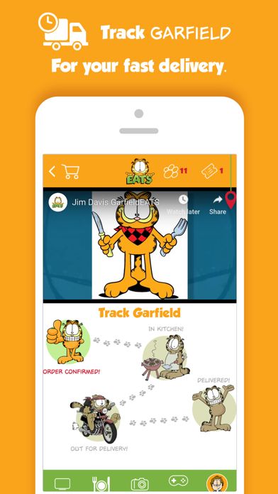 GarfieldEATS Canada (included game) Screenshot (iTunes Store)