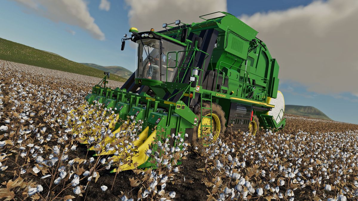 Farming Simulator 19: John Deere Cotton DLC Screenshot (Steam)